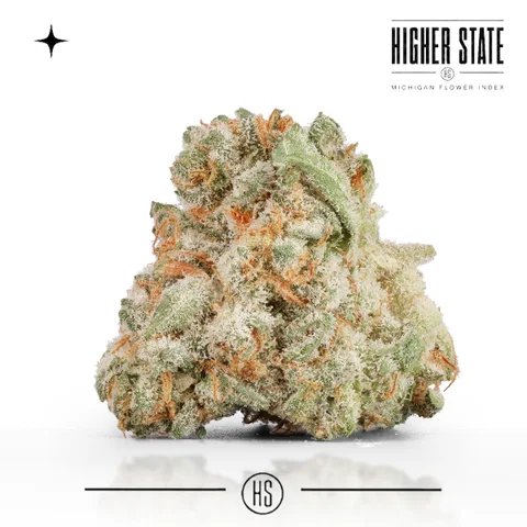 Orange Push Pop by Muskegon Grow Co. — whole flower